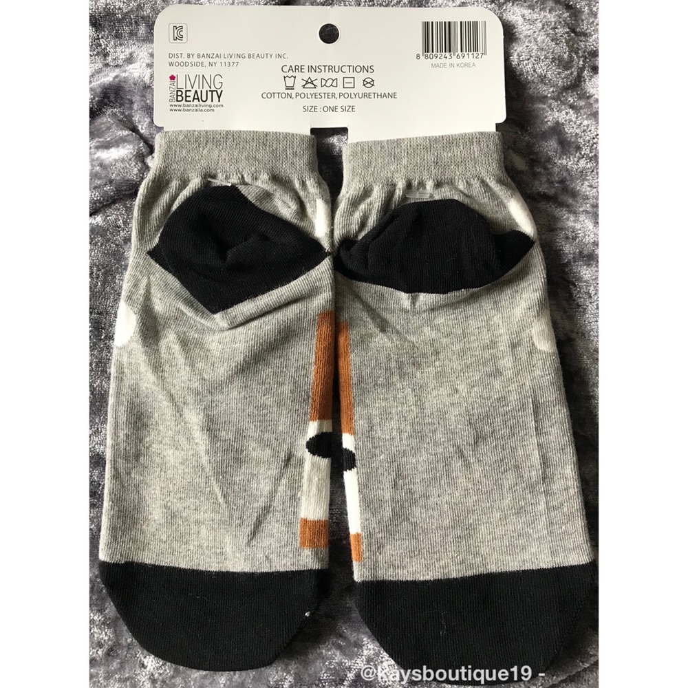 NEW I ❤️ My Socks by Banzai Living Beauty - Picture 2 of 2